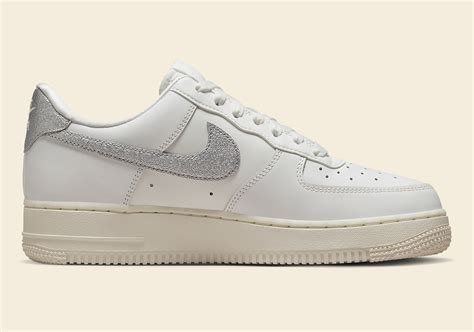 nike silber air force|white metallic silver air force 1.